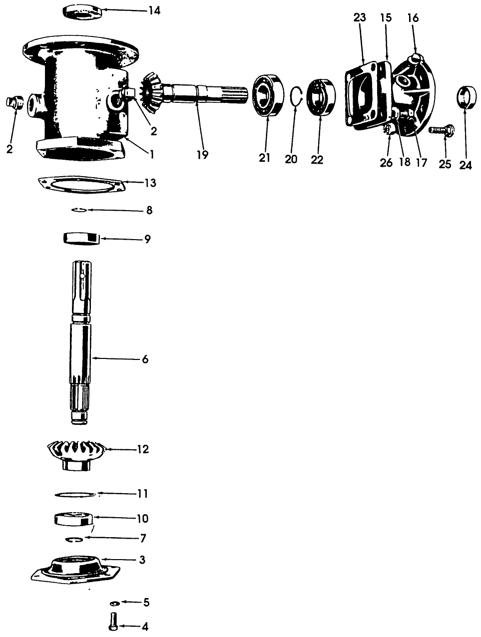 003 GEAR BOX PARTS, GROUP 2-1 - 22-61,22-114,22-126