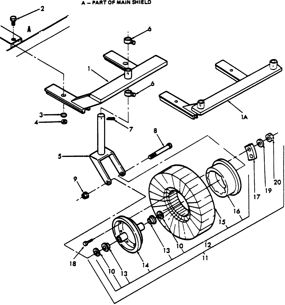 005 GAUGE WHEEL, LIFT TYPE - 84", MODELS 22BM0085 & 22BM0086