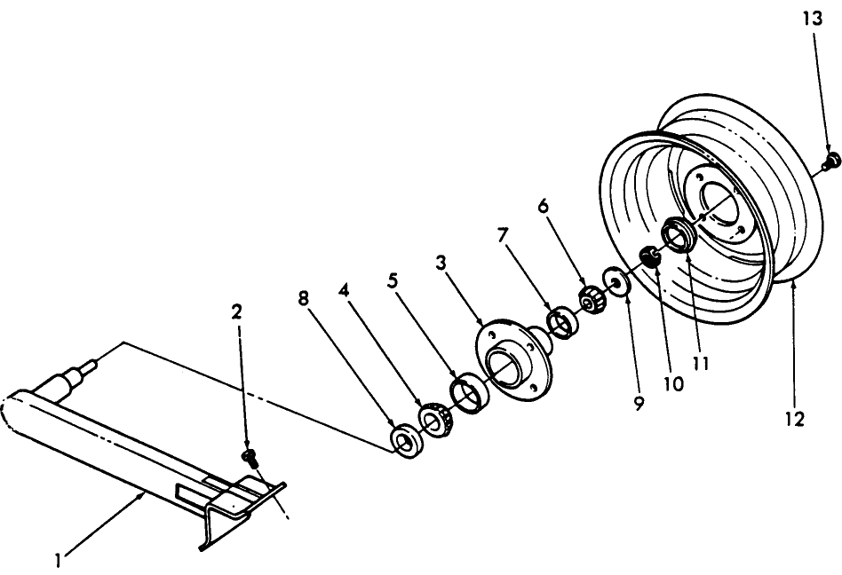 007 WHEEL & HUB ASSEMBLY