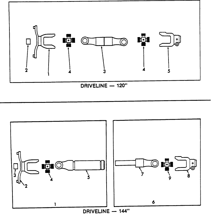 011 DRIVELINE, BETWEEN GEAR BOXES