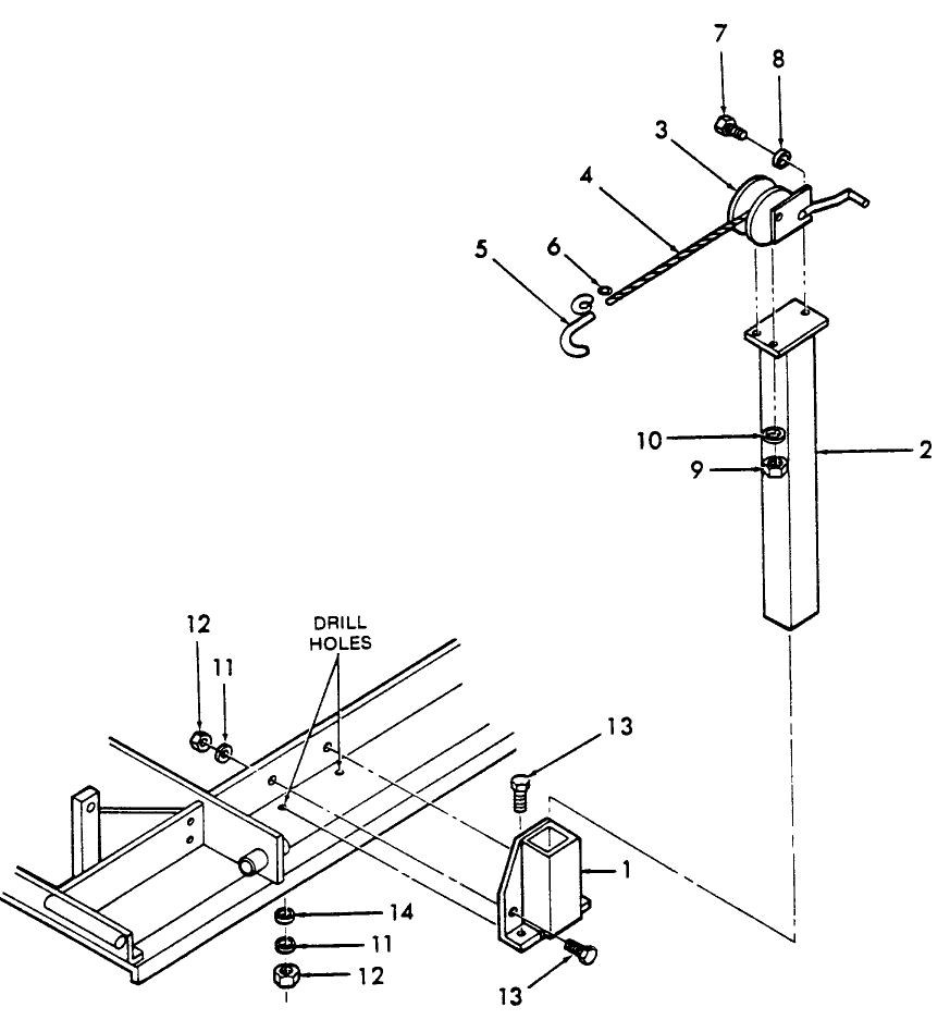 007 WINCH & STAND, ACCESSORY, 22BM3532 FOR MODEL 22BM1494