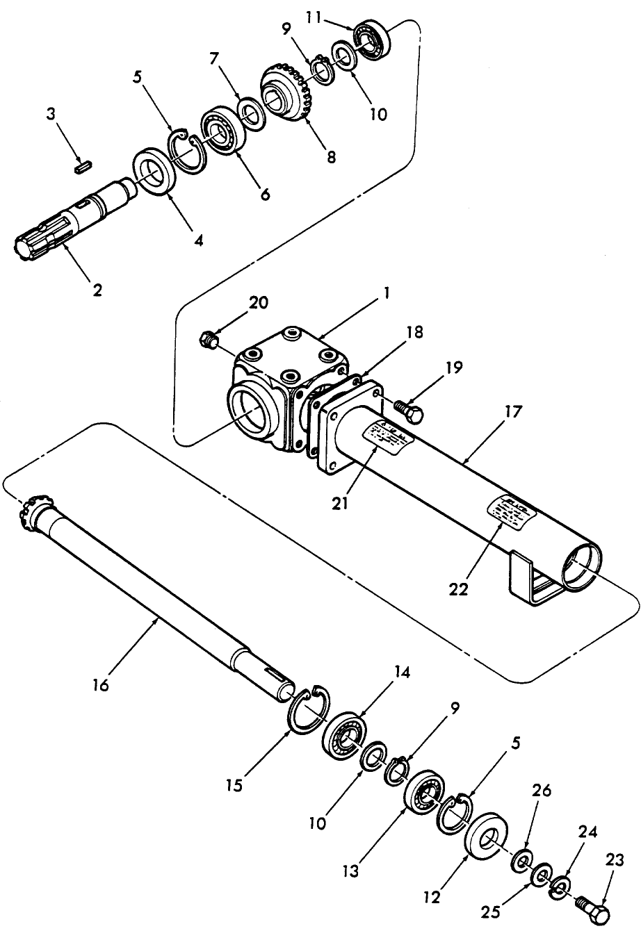 003 GEAR BOX ASSEMBLY