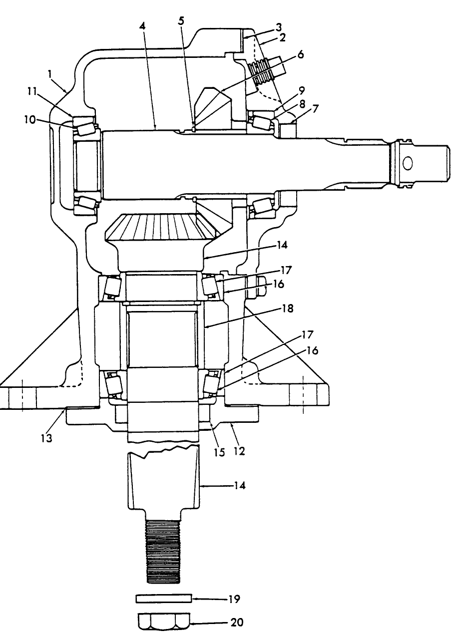 006 GEARBOX ASSEMBLY SERIES 941 & 943, MODELS 22BM0004 & 22BM0006