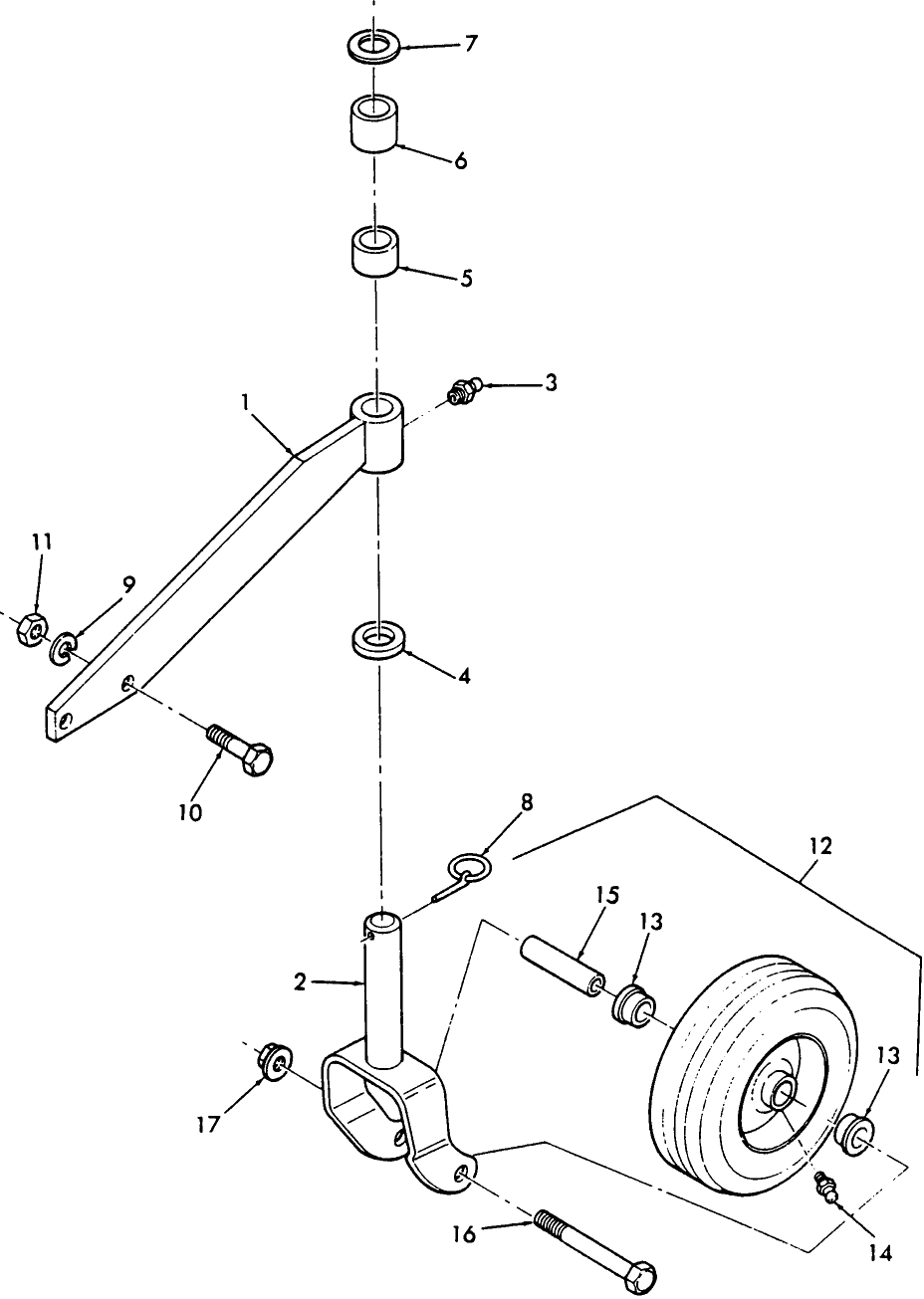 010 GAUGE WHEEL ASSEMBLY