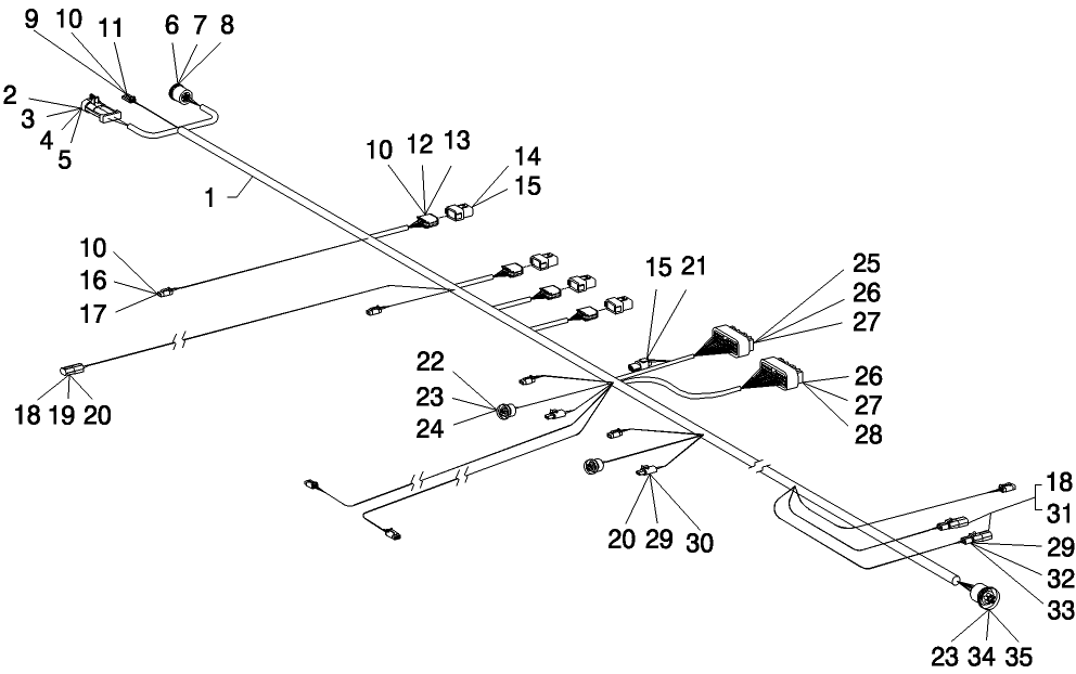 A.50.A(04) AIR CART HARNESS MECH/VR TBH