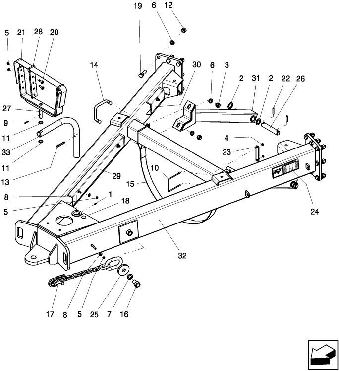 F.10.D(01) TOW BEHIND FRONT HITCH