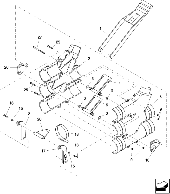 L.10.E(09) THREE OUTLET VALVE