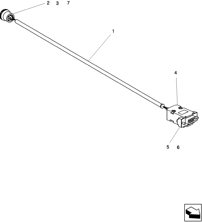 A.50.A(47) SERIAL CABLE ASSEMBLY