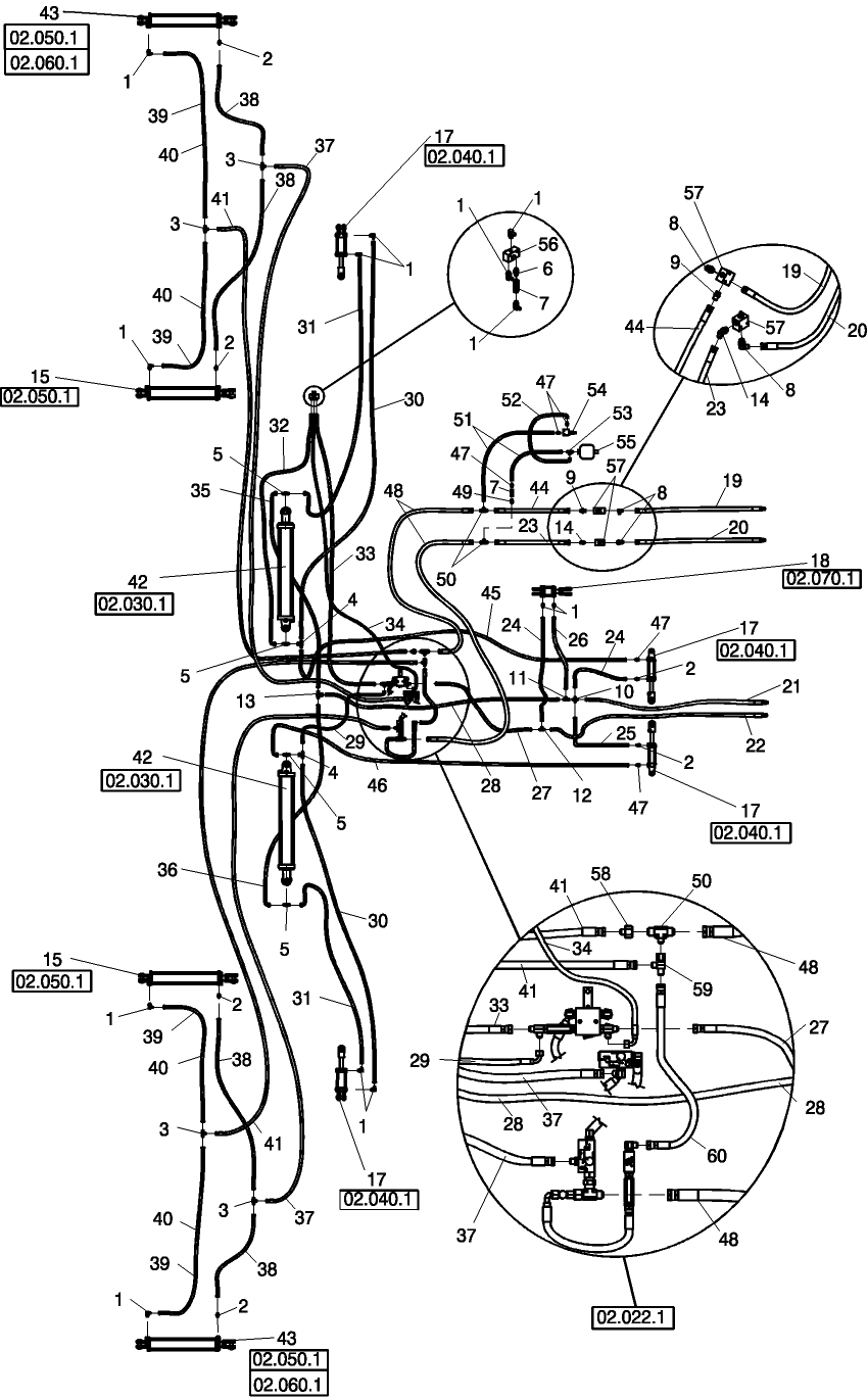 02.002.1 HYDRAULIC, LAYOUT ASN Y8S003251