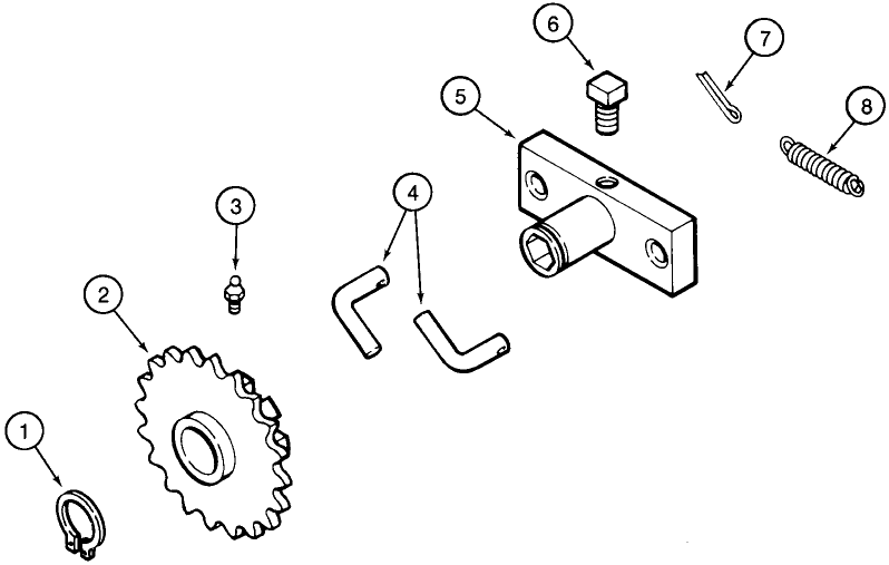 D.13.B(28) DRIVE RATCHET SPROCKET ASSEMBLY