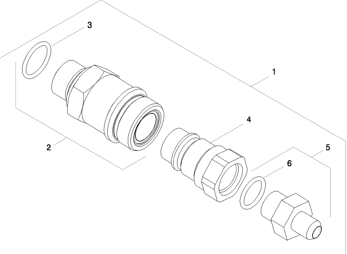 A.10.A(49) MOTOR CASE DRAIN ATTACHMENT KIT - TJ SERIES TRACTORS