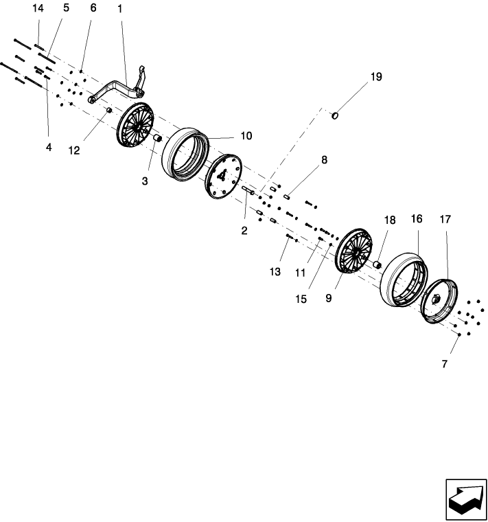 L.10.F(09) DUAL GAUGE WHEEL ATTACHMENT (ASN PNL001065)