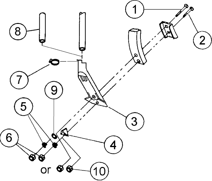 5.270.1 SEED BOOT FOR FIELD CULTIVATOR AND CHISEL PLOW SHANKS