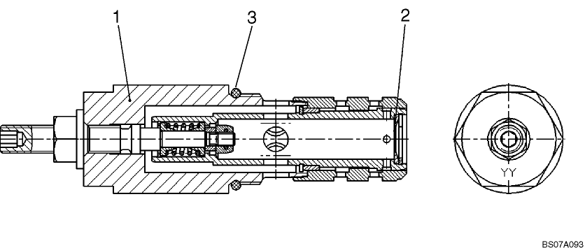 06-36A CONTROL CARTRIDGE WITH ORIFICE