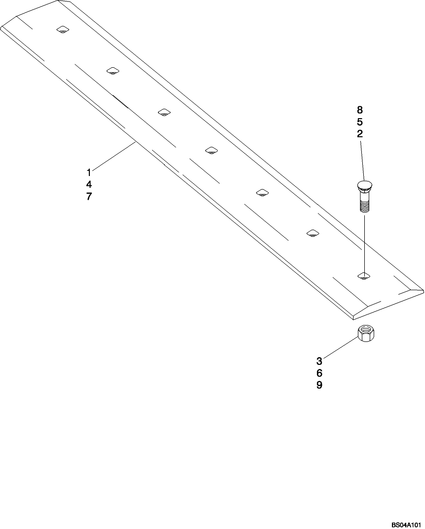 09-10B BUCKET, CUTTING EDGE KIT