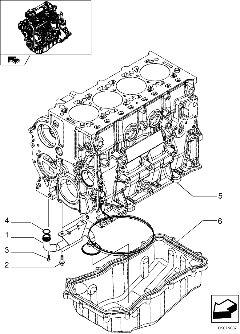 02-61 OIL PUMP PIPING; ASN L185 NA 1 SPD N8M465249, 2 SPD N8M465247, EU N8M467462; C185 N8M472597