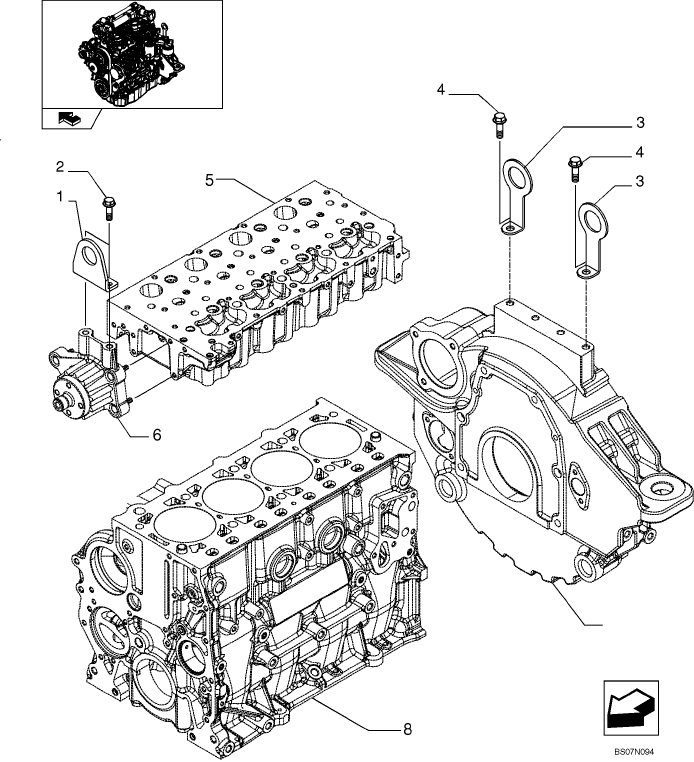 02-67 HOOKS - ENGINE; ASN L185 NA 1 SPD N8M465249, 2 SPD N8M465247, EU N8M467462; C185 N8M472597