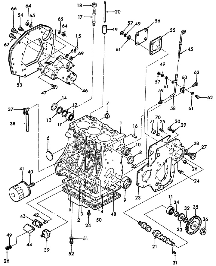 061 CYLINDER BLOCK & CAMSHAFT - CL-35