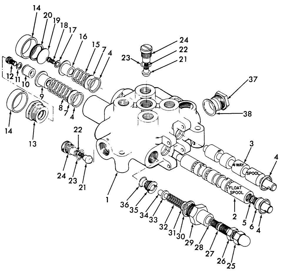 015 LIFT/TILT VALVE ASSEMBLY