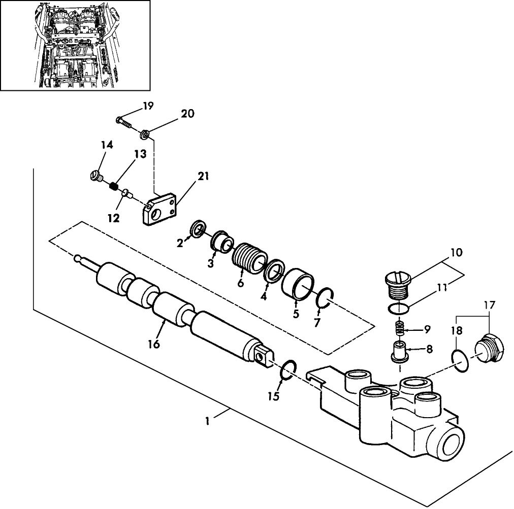 07.03 CONTROL VALVE, AUXILIARY HYDRAULICS