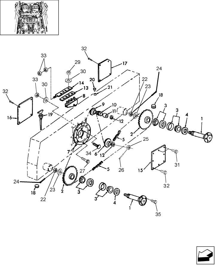 03.01 FINAL DRIVE - NICHOLS DRIVE MOTOR (858046)