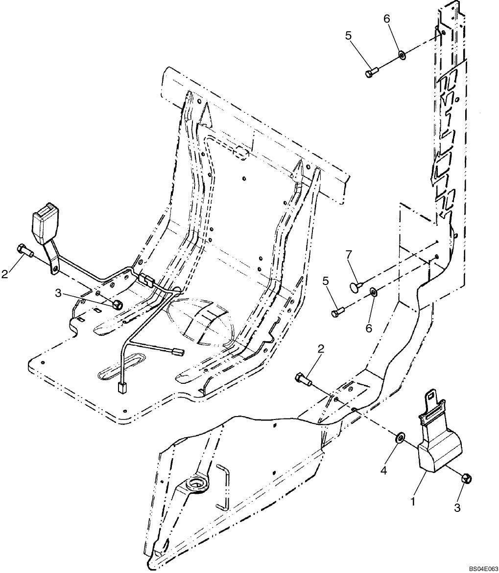 09-64 SEAT BELT, STANDARD