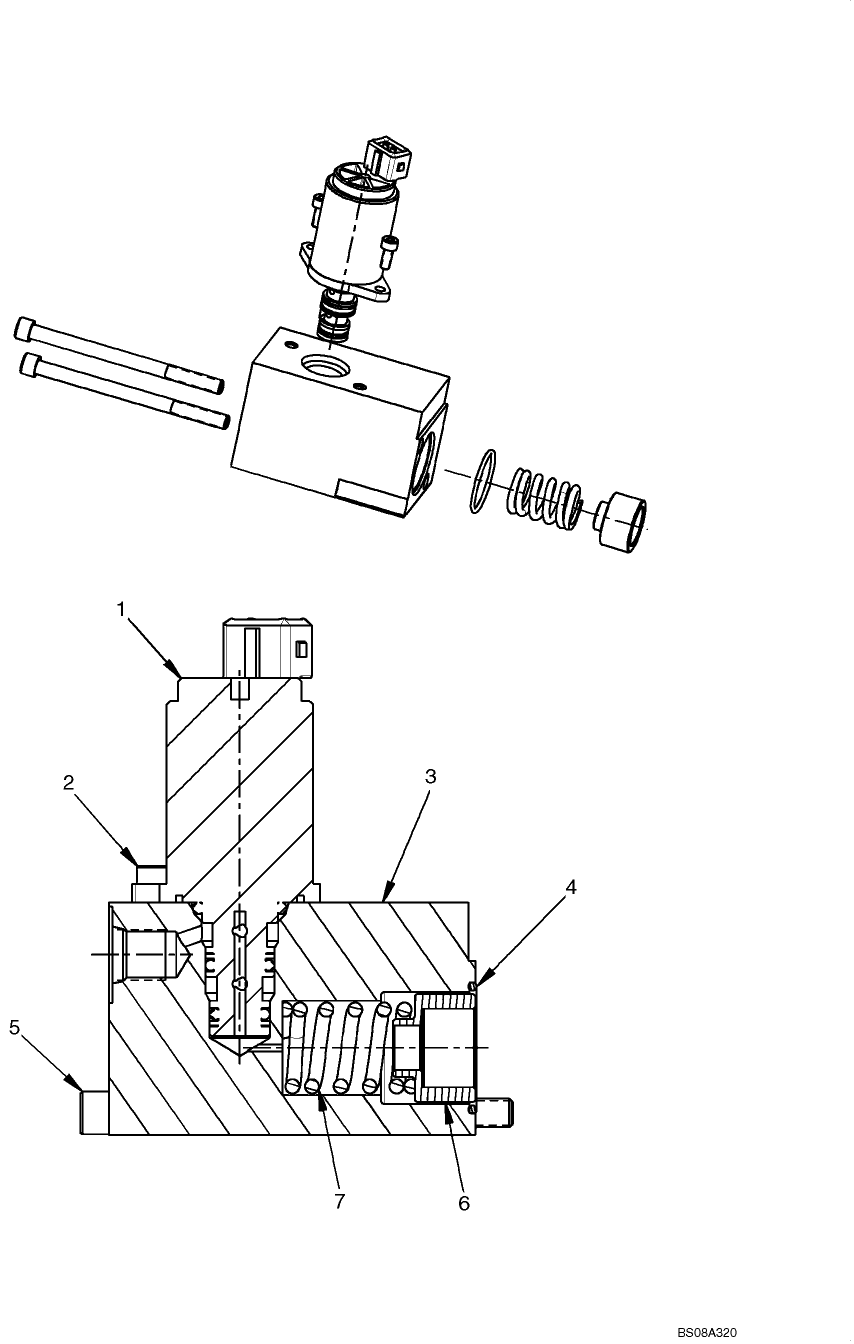 08-53 CONTROL VALVE, SPOOL END GROUP EHPV