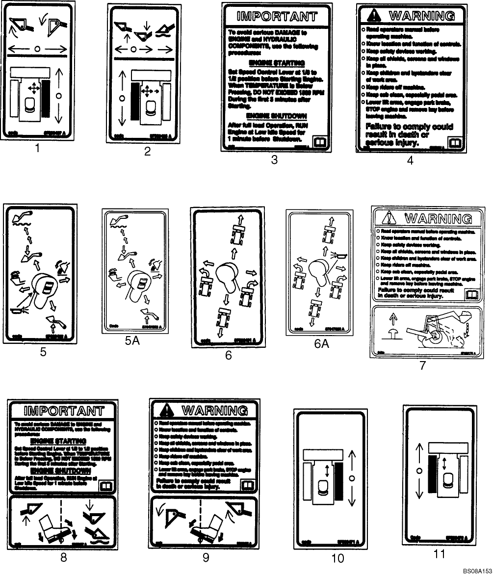 09-55 DECALS - CONTROLS