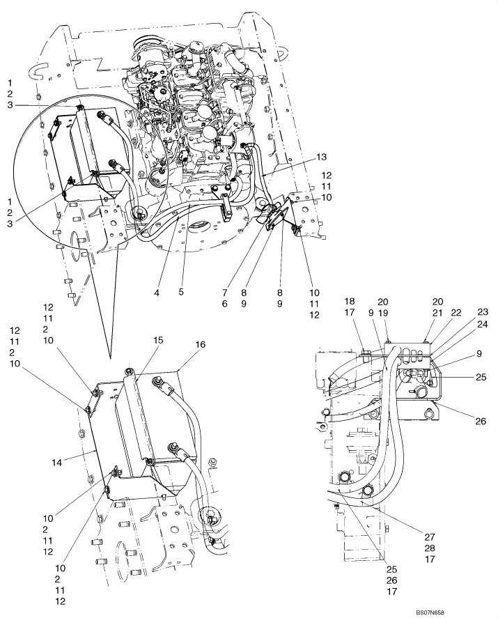 04-02B BATTERY - CABLES, DELUXE CAB; ASN L185 NA 1 SPD N8M465249, 2 SPD N8M465247, EU N8M467462; C185 N8M472597