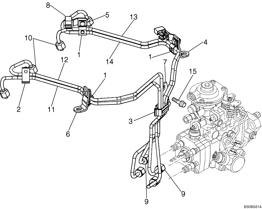 03-06 FUEL INJECTION SYSTEM; L190 BSN N7M459487, C190 BSN N7M457282