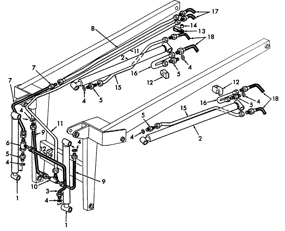 008 BOOM AND BUCKET CYLINDER HYDRAULICS