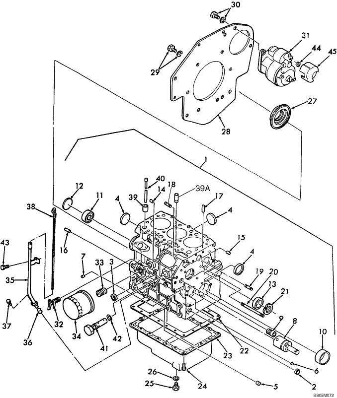 062 CYLINDER BLOCK, L-255 DIESEL