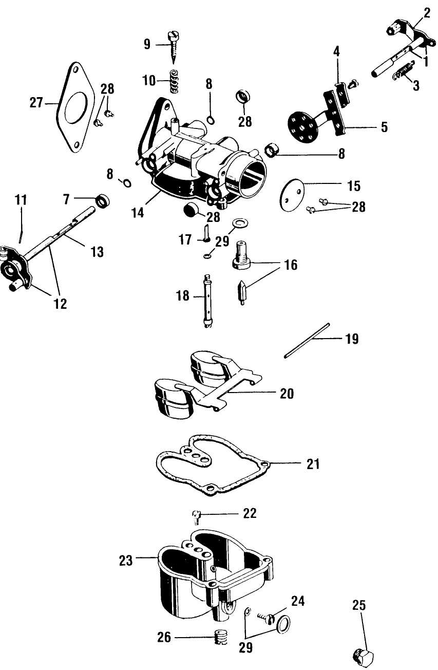 111 WISCONSIN VG4D ENGINE, CARBURETOR