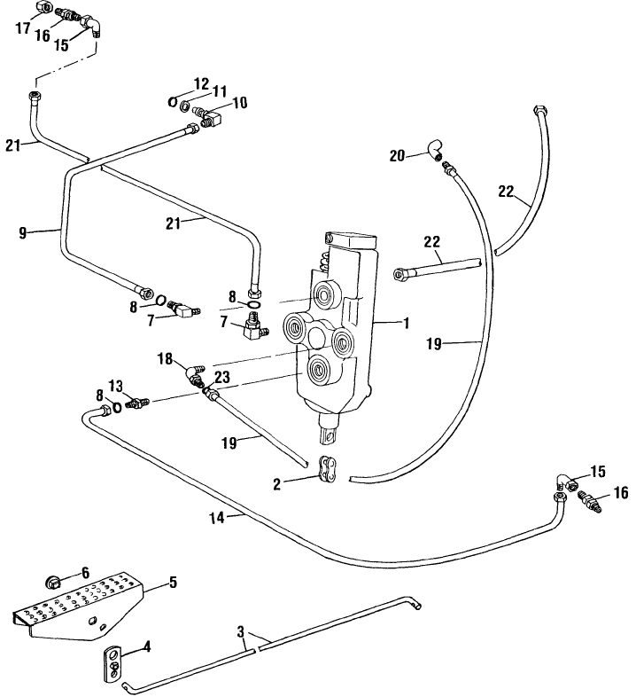 045 AUXILIARY VALVE KIT, 202862,  ATTACHMENTS & OPTIONAL EQUIPMENT