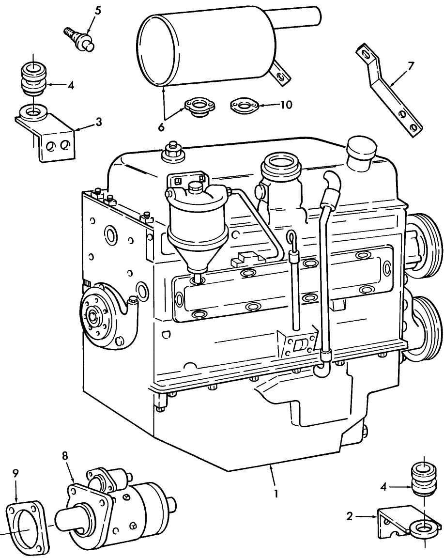 053 ENGINE, PERKINS, BSN 712164