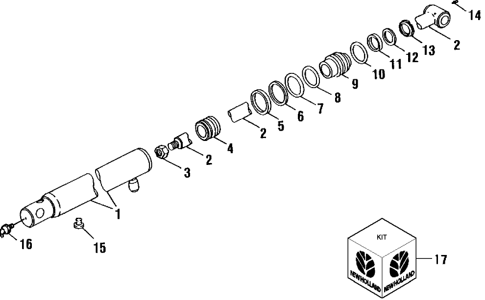 008B BUCKET CYLINDER, 771699, NEW HOLLAND