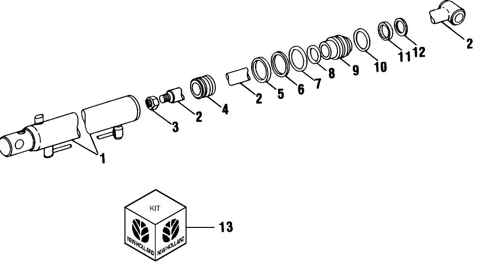 011 BOOM CYLINDER, 245048, CESSNA