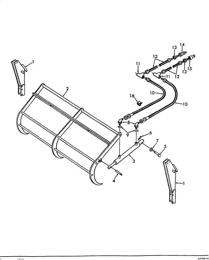 023 UTILITY FORK GRAPPLE, L781 & L785 ONLY