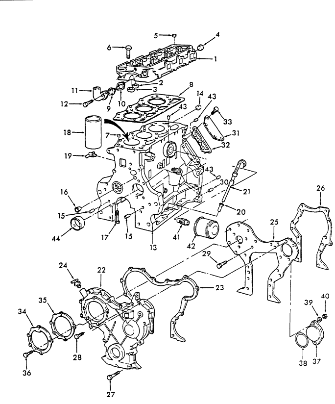 082 CYLINDER BLOCK, HEAD & RELATED PARTS, FORD