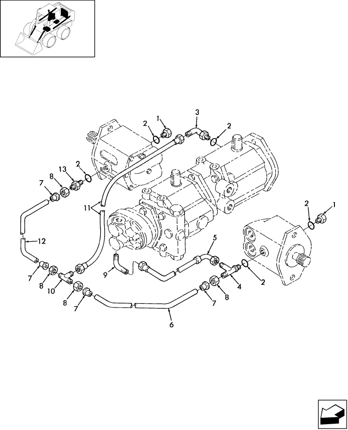 03.04.01 HYDROSTATIC CASE DRAIN (IF USED, SEE REF 9)