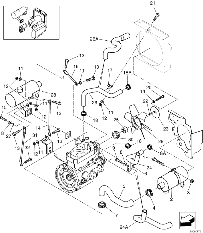 02.06.01 AIR CLEANER, MUFFLER & FAN, LS160