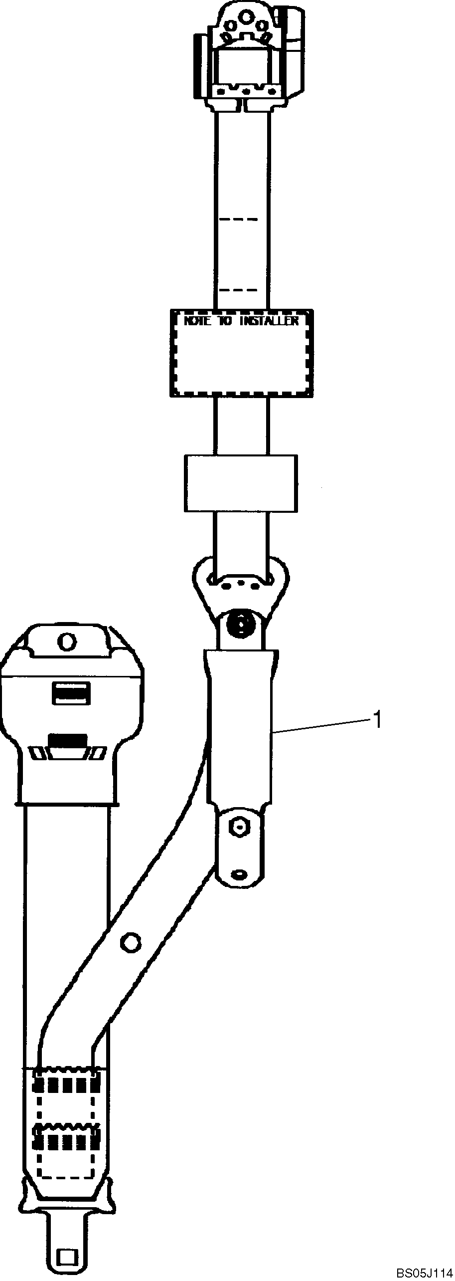 10.11.03(2) SEAT BELT, 3 IN. COMBINATION - IF USED