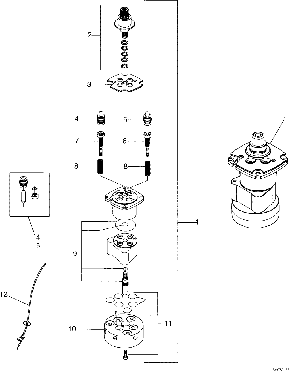 03.05.02(01) HYDROSTATICS - JOYSTICK VALVE KITS, ISO PATTERN