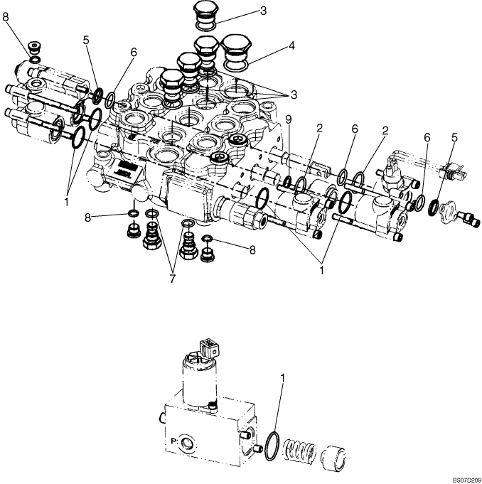 07.04.04(01) CONTROL VALVE - SEAL KIT