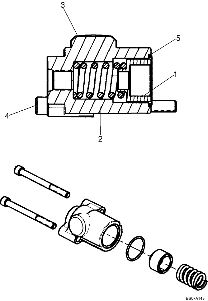 08-43 CONTROL VALVE, SPOOL END GROUP P. O.