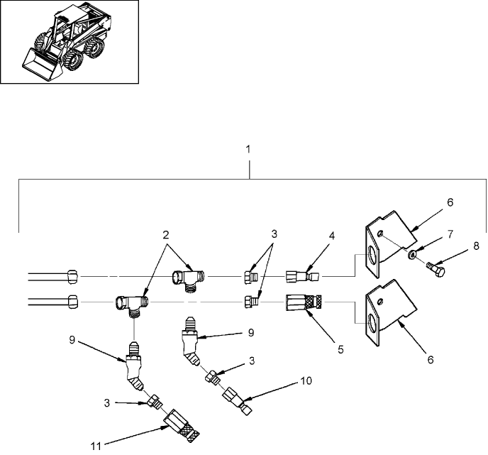 07.07.06 HIGH FLOW HYDRAULICS KIT, BOOM MANIFOLD BLOCK