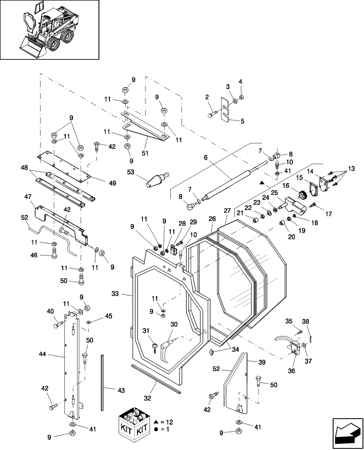 10.07 CAB DOOR KIT