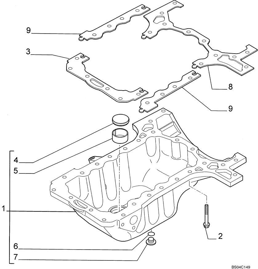 02-11 OIL PUMP, PAN