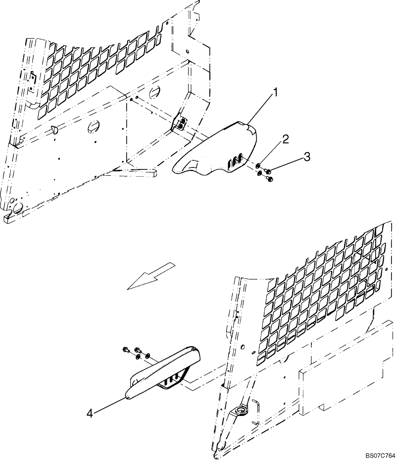 09-45B ARMREST - DELUXE CAB