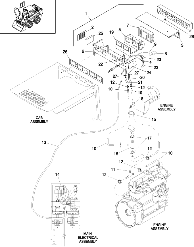 10.03 HEATER, CAB